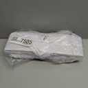 Criusia 3 Pack Sock Underwear Drawer Organizer Dividers, 64 Cell Fabric Foldable Cabinet Closet Organizers and Storage Boxes for Storing Socks, Panties, Ties (16+24+24 Cell, White)