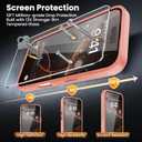 DEERLAMN Magnetic Matte Case for iPhone 16 with Screen Protector, [Compatible with MagSafe][Military Grade Drop Protection] Slim Translucent Shockproof Protective Phone Cover, Pink