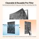 Dr.Prepare Air Purifier for Home Bedroom Large Room Up to 3,000 ft, HEPA Air Cleaner with Dual-Sided Washable Pre-Filter, 20dB Sleep Mode & Fragrance, AQI Display,Auto & Pet Mode for Smoke Odors