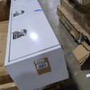 Buyers Products 1702860 White Steel Topsider Truck Box With T-Handle Latch, 16 x 13 x 96 Inch, Truck Tool Box For Storage and Organization, Lockable Tool Chest For Work Trucks