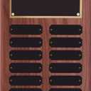 SHOP AWARDS AND GIFTS Perpetual Plaque Award Multiple Name Plate Holder Board (9 x 12 Inch)