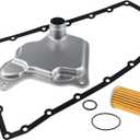 RE0F10D CVT Transmission Filter Oil Pan Gasket Kit 31728-28X0A Compatible with Nissan Altima NV200 Rogue Qashqai QX50 2.0L 2.5L