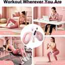 2026 Upgraded Thigh Trainer with LED Display, 360° Rotatable & Adjustable Resistance Pelvic Floor Trainer for Women,Pelvic Floor Exercise Devices for Postpartum Recovery & Home Workouts