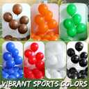 Sports Balloon Arch Kit,154Pcs Colorful Balloon Garland with Football,Basketball,Soccer,Baseball Foil Balloons for Ball Games Day Theme Baby Shower Rugby All Sports Birthday Party Decorations
