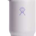 Hydro Flask Travel Water Bottle - Insulated Stainless Steel - Wide Straw Lid, Non Spill, Leakproof in 32 Oz Cloud Pink