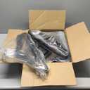 SMARTOR Plastic Hangers 50 Pack, Heavy Duty Plastic Hangers for Clothes - Non-Velvet Slim Hangers with 360° Swivel Hook & Clothes Thin Hanger - Durable Coat Hangars, Space Saving Hanger - Black