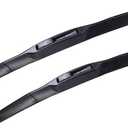 Windshield Wiper Blades for Toyota Corolla 2009-2025 Custom Fit Front Rear Car Rain Wipers Replacement 26+14 Inch Frameless Windscreen Pack of 2