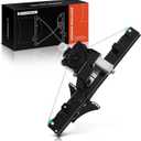 A-Premium Power Window Regulator with Motor Rear Passenger Side Compatible with Buick Lacrosse Chevrolet Malibu Malibu Limited 2010-2016 (with 7 Pins Connector, with Express Down Function)