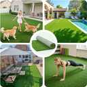 6x10FT Artificial Grass Pad Indoor Outdoor: Fake Grass Turf with Drainage Holes, Pet-Friendly Dog Grass Mat, Perfect for Garden Lawn Balcony Patio Backyard Wedding Christmas Decoration