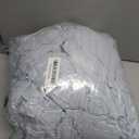 Amazon Basics Duvet Cover Set Jacquard Geometric Microfiber 3-Piece, with 1 Duvet Cover and 2 Pillow Shams, Comforter Not Included, King, Blue Striped