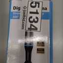 Indoor TV Antenna for Local Channels, Digital Antenna for Smart TV Indoor, 4K HDTV Antenna with Magnetic Base, 360 Reception, 8.2ft Cable, 120 Miles Range, Support All TVs After 2007