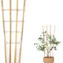 Bamboo Trellis,3Ft,3Pack,Climbing PlantsTrellis, Fan-Shaped Trellis,for Outdoor and Indoor Potted Climbing Plants,Vegetables, Cucumber, Tomato, Hoya