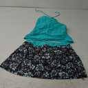 Womens Tankini Bathing Suits with Skirt Two Piece Tummy Control Swimsuits Ladies Swimwear S