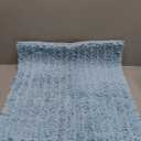 Arotive Luxury Chenille Bathroom Rug Mat, Extra Soft Thick Absorbent Shaggy Bath Rugs, Non-Slip Machine Wash Dry, Plush Bath Mats for Bathroom, Shower and Tub, 30x20, Blue