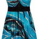 Arolina Plus Size Bathing Suits for Curvy Women Swim Dress High Waisted Tummy Control Swimsuits 26W