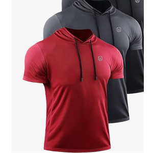NELEUS Dry Fit Workout Athletic Muscle Tank Top Running Shirts with Hoods 2XL