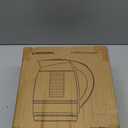 Chefman Electric Kettle with Temperature Control, 5 Presets LED Indicator Lights, Removable Tea Infuser, Glass Tea Kettle & Hot Water Boiler, 360 Swivel Base, BPA Free, Stainless Steel, 1.8 Liters