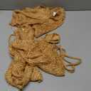 KANSOON Sexy Two Piece Outfits for Women Sequin Knit Backless Irregular Halter Tank Top Crochet Shorts Set with Shades (Gold)