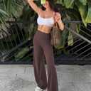YEOREO Workout Leggings Womens No Front Seam Straight Leggings   33" High Waist Buttery Eddiy Gym Yoga Pants, XL 