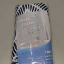 Blue and Grey Shower Curtain for Bathroom, Light Blue White Dark Gray Navy Bohemian Chic Geometric Pattern Fabric Shower Curtains Set, Modern Paisley Restroom Decor Accessories with Hooks 72X75Inches