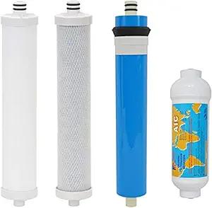 FILSADAE Replacement Filter Set With Membrane for Culligan AC30 Reverse Osmosis System