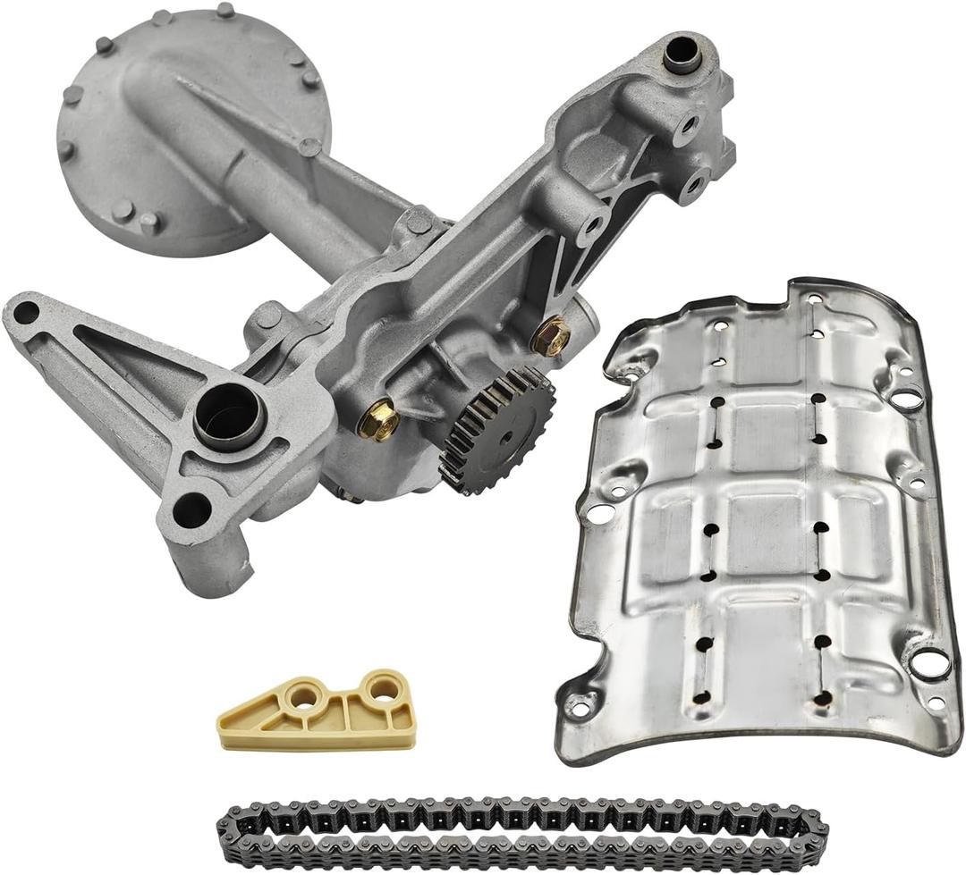 Oil Pump Kit Compatible with 2007 Accord 2002-2006 Acura RSX 2006-2011 Honda Civic 2002-2006 CR-V Fit for K20A K20A2 K20Z1 Engines 15100-PRB-A01 13460-PNC-004 11221-PNC-000 13441-PCX-004 4PCS