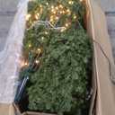 National Tree Company 12 ft Pre-Lit Dunhill Fir Artificial Christmas Tree, 1,500 Clear Lights, 7,794 Tips, Includes Stand, Green