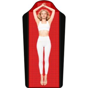 Full Body Red Light Therapy Bed with 1707 LEDs, 73" x 36", FSA&HSA