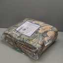 RELEANY Area Rugs 5'x8' Washable Non-Slip, Floral Vintage Distress Print Pattern Medallion Carpet for Living Room Bedroom Dining Room, Brick Red Rust Neutral Brown Burnt Orange Green