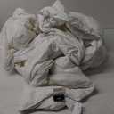 Serta Goose Feather Down Fiber Cotton Comforter King Size - 100% Cotton Duvet Insert - Hotel Luxury Hypoallergenic Bedding Comforter All Season Medium Warmth 106 x 90 Inch White