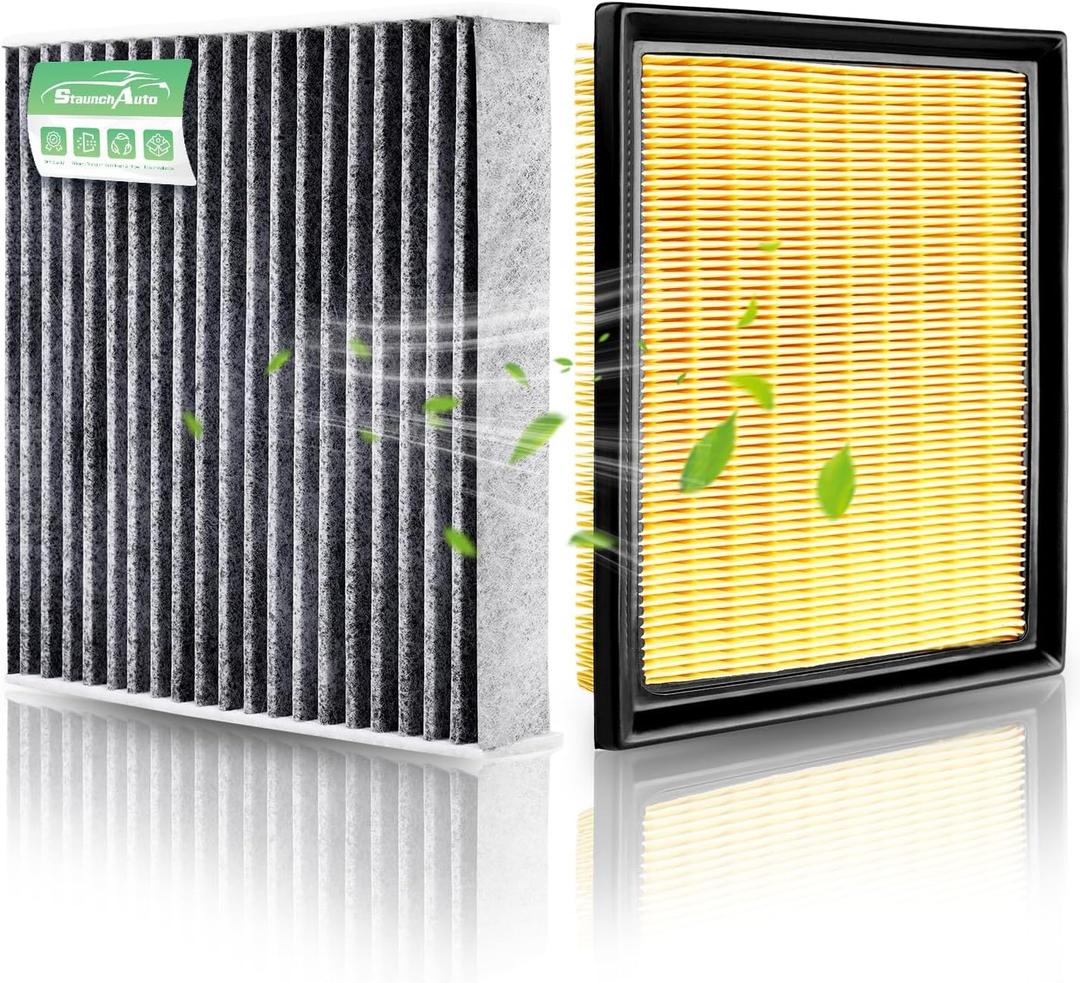 Engine and Cabin Air Filter Combo for Toyota Rav4 2016-2018 (Only for Hybrid 2.5l) Prius 2010-2015(Hybrid 1.8l) Nx300h 15-19, Lexus Ct200h 11-17 Cabin Filter #17801-37020 Cf10285-2 Pack