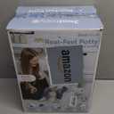 Real Feel 2-in-1 Potty with Wipes Storage, Flushing Sounds & Disposable Liners - Realistic Toilet - Easy to Clean & Assemble - Jool Baby (Aqua)