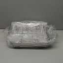 Roasting Pan, 14*10 Inch Stainless Steel Turkey Roaster with Rack - Deep Broiling Pan & V-shaped Rack & Flat Rack, Non-toxic & Heavy Duty, Great for Thanksgiving Christmas Roast Chicken Meat Lasagna