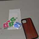 Wood Case for iPhone 13 - Real Natural Wood,- Slim Shockproof Hybrid Wooden Cover (Rosewood, iPhone 13)