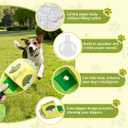 2 x Squeaky Dog Toys, No Stuffing Interactive Dog Chew Toys Built-in Squeaker and Crinkle Paper Sounds Snuffle Foraging Instinct Training Puppy Chew Toys for Small Medium Dogs