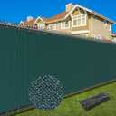 Amazon.com: Patiobay 4X50FT Privacy Screen Fence, Heavy Duty Fencing Shade Cover, 170GSM 90% Blockage Mesh Shade Net for Wall Garden Yard Backyard (4 ft X 50 ft, Dark Green) : Patio, Lawn & Garden