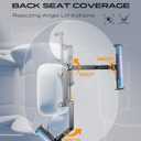 LISEN Car Headrest Tablet Holder - [3 in 1 Extension Arm] Adjustable Tablet Car Mount for Back Seat (4.7-11.9)