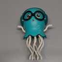 Dancing Jellydancer Baby Toy, Crawling Infant Tummy Time Toy, Magic Dancing Music Crawling Toys for 3 4 5 6 7 8 Year Old Kids Boy Girl Birthday Gifts, Interactive Relax Fidget Easter Gifts (Turquoise)