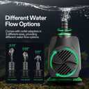 VIVOSUN 800GPH Submersible Fountain Water Pump for Pond, Aquarium, Statuary