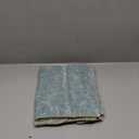 decorUhome Summer Chenille Soft Cozy Throw Pillow Covers 12x20 Set of 2, Modern Farmhouse Boho Velvet Decorative Pillow Cases with Stitched Edge for Couch Sofa Bed Home Decor, Aqua Haze