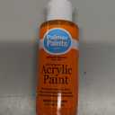 Palmer Paints™ PREMIUM QUALITY SINCE 1932 All Purpose Acrylic Paint  Permanent BONFIRE ORANGE 2 FL. OZ. (59 mL)