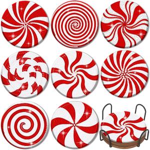 8 Pcs Christmas Candy Decor , Crafts for Beginners