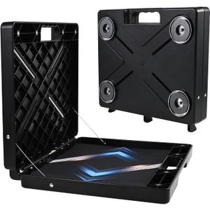 Magnetic Laptop Stand, Portable Workstation with 4 Super Magnets, Rated to 45 lbs, Magnetic Toolbox, Hands Free Workstation, Attach to HVAC, Trucks, Walls, Poles 