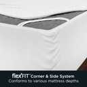 AllerEase Platinum Zip-Off Top Waterproof Mattress Protector King 360 Degree Zipper Particle Barrier Temperature Balancing Luxurious Plush Top Separately Machine Washable Mattress Cover (White)