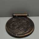UBP18181-BR 18-Inch Cast Stone Umbrella Base, Made from Rust Free Composite Materials, Bronze Powder Coated Finish