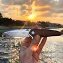 folding pocket knife for men4in d2 tool steel blade,liner lock layers g10 handle,outdoor survival edc tool camping hunting knives with clip (brown)