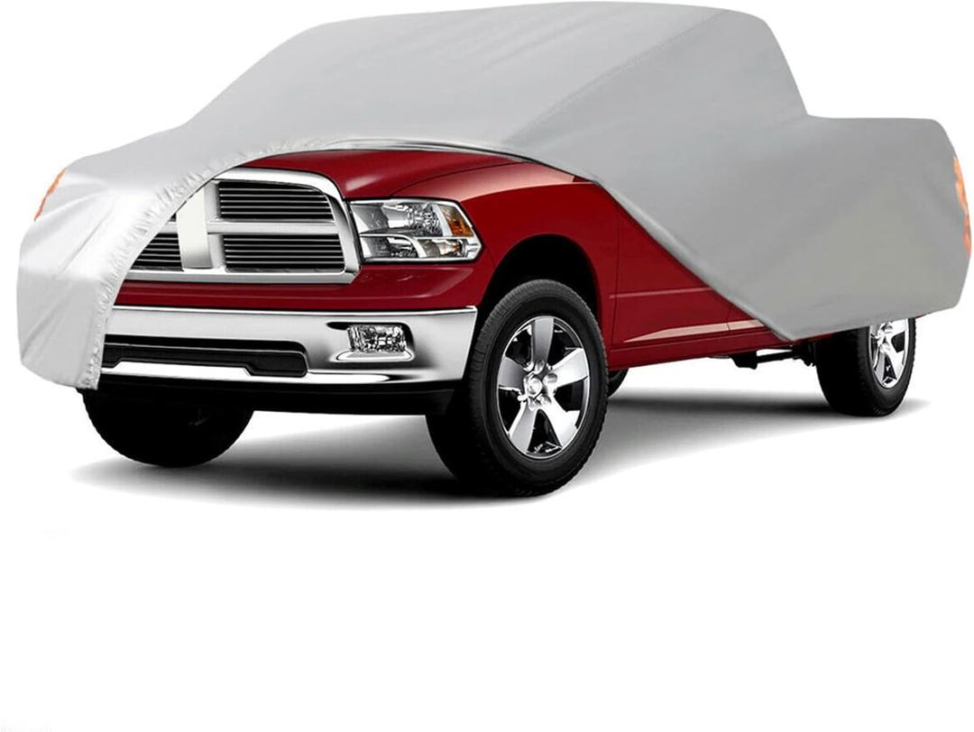 Universal Pickup car Exterior Truck Cover Indoor & Outdoor Replacement for Pickup Truck Up to 250 L x 80 W x 65 H Windproof All-Weather Protection Against Sun Proof