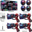 Laser Tag Guns Set of 4 Laser Tag Guns with Digital LED Score Display Vests,Gifts for Teens and Adults Boys & Girls,Adults and Family Fun,Gift for Kids Ages 8 9 10 11 12+Year Old Boy