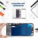 Tpyag Screen Replacement for Samsung Galaxy S9,Replacement Screen for Galaxy S9 Series 5.8 inch,Screen Repair Kit with Waterproof Adhesive(NO OLED & Touch Digitizer)