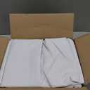 sancua 8 Pack White Tablecloth 90 x 132 Inch - Rectangle Table Cloth for 6 Feet Tables Stain and Wrinkle Resistant Washable Polyester Table Cover for Dining Wedding Banquet Party Buffet Restaurant